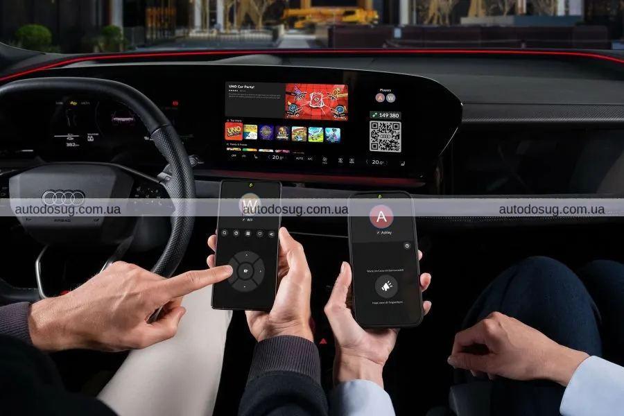 Audi має AirConsole, яка дозволяє пасажирам грати в автомобілі
