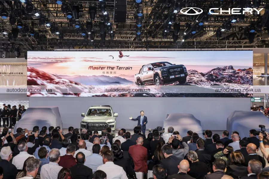 Chery запускає Himla та показує конкурента Toyota Hilux