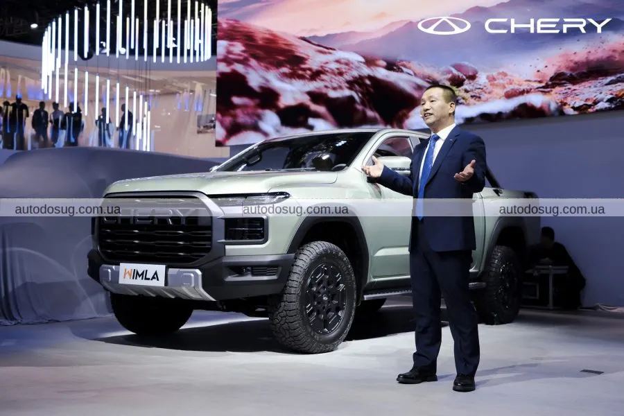 Chery запускає Himla та показує конкурента Toyota Hilux