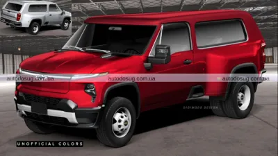 Chevrolet K5 Blazer 2026: сучасний рендер культового позашляховика