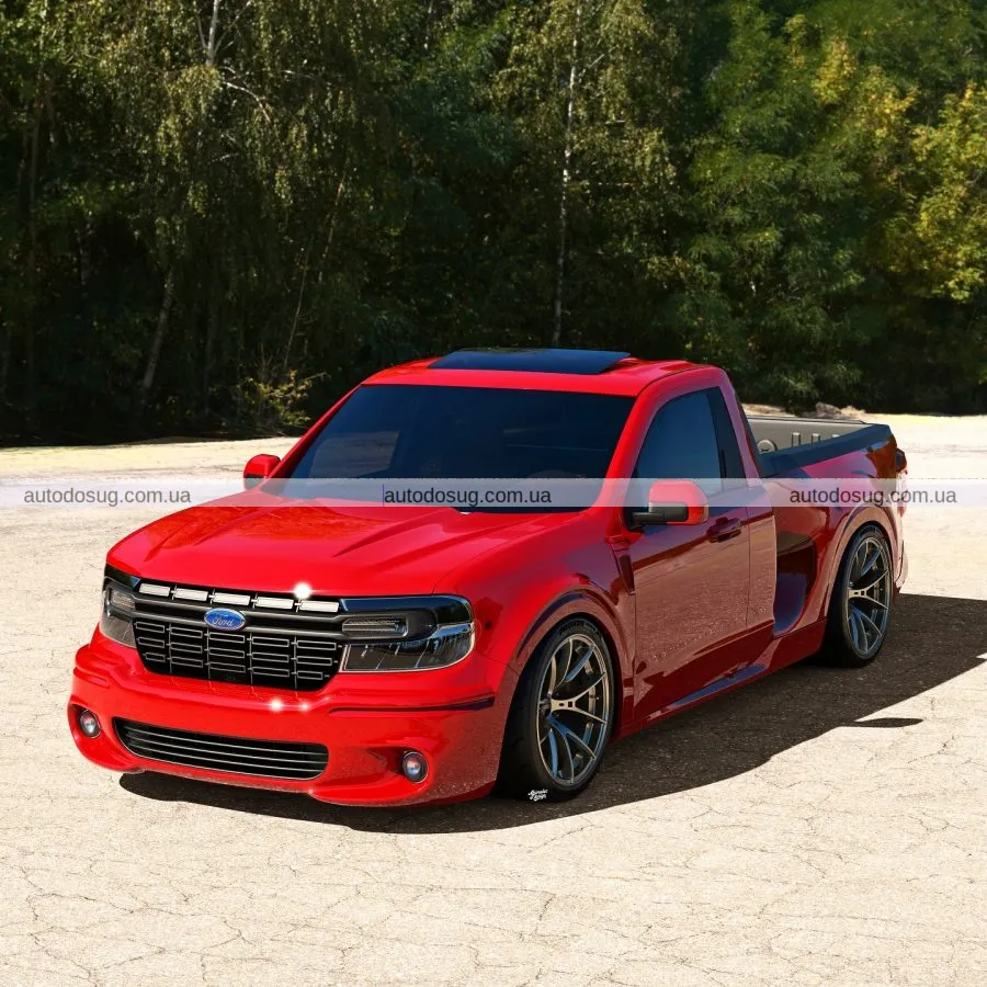 Ford Maverick перетворили на стильний дводверний пікап мрії