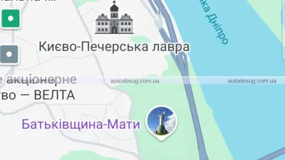 Google Maps у Києві: нова функція прокладання маршрутів за скріншотами