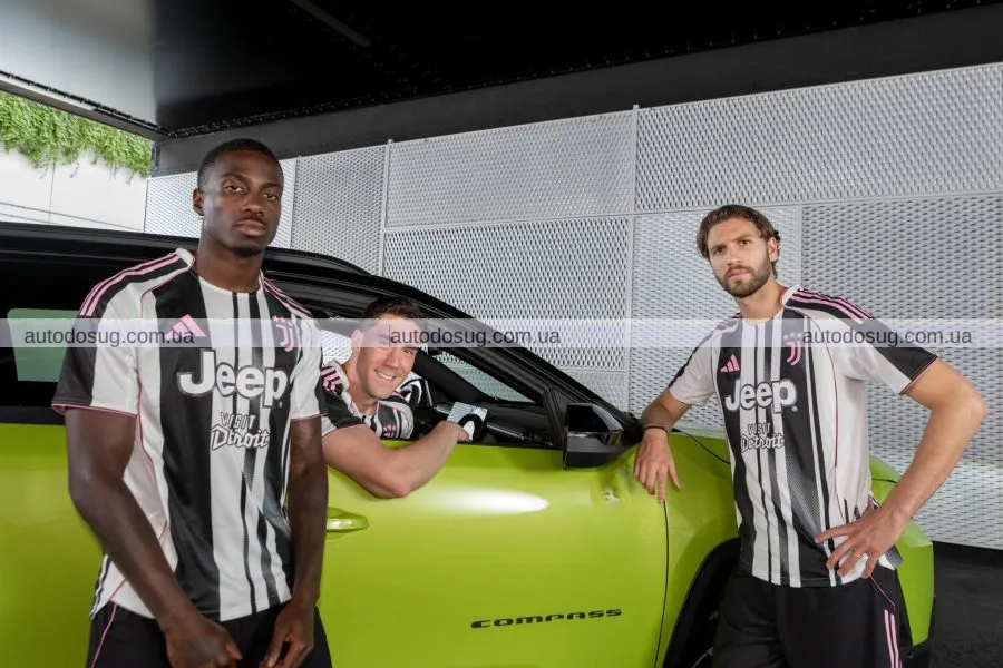 Jeep розкриває оновлений Compass завдяки співпраці з «Ювентусом»