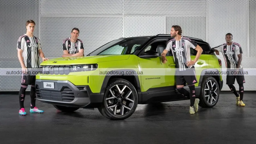 Jeep розкриває оновлений Compass завдяки співпраці з «Ювентусом»