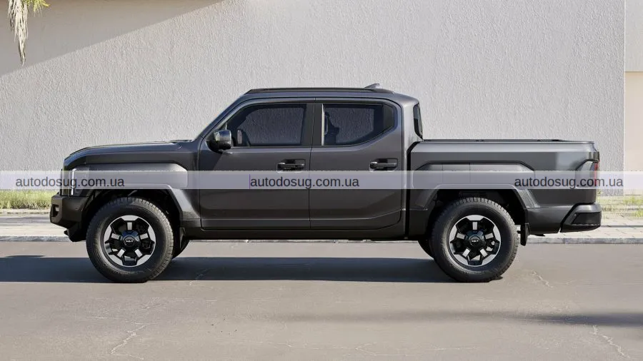 Kia Tasman: оновлення дизайну з кольоровими крилами