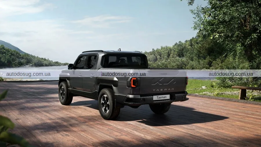 Kia Tasman: оновлення дизайну з кольоровими крилами