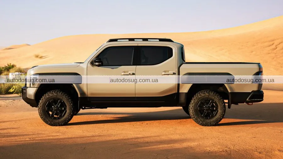 Kia Tasman: оновлення дизайну з кольоровими крилами