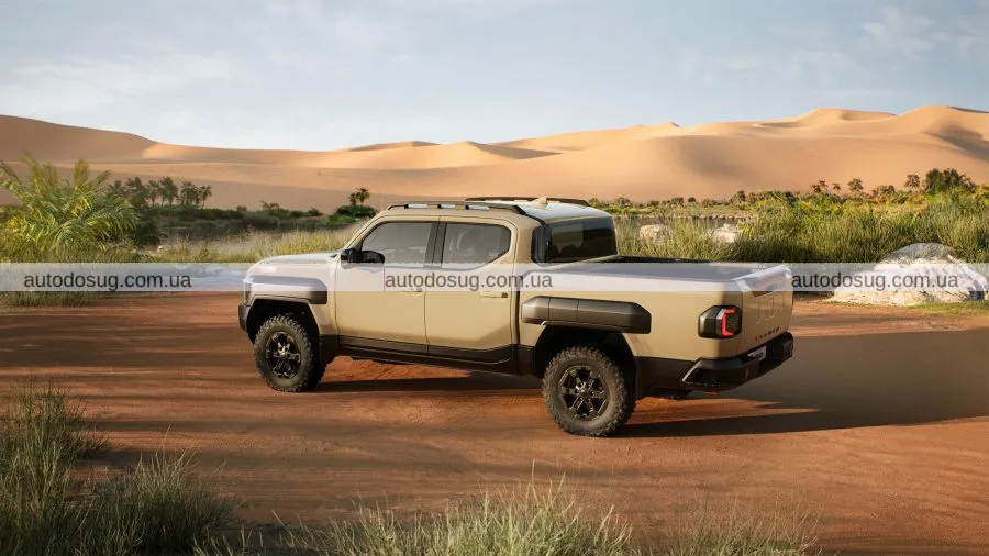 Kia Tasman: оновлення дизайну з кольоровими крилами