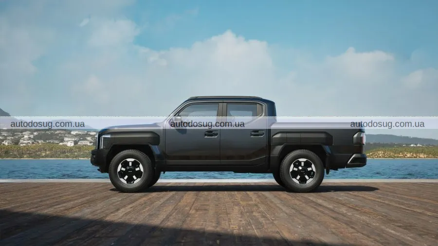 Kia Tasman: оновлення дизайну з кольоровими крилами