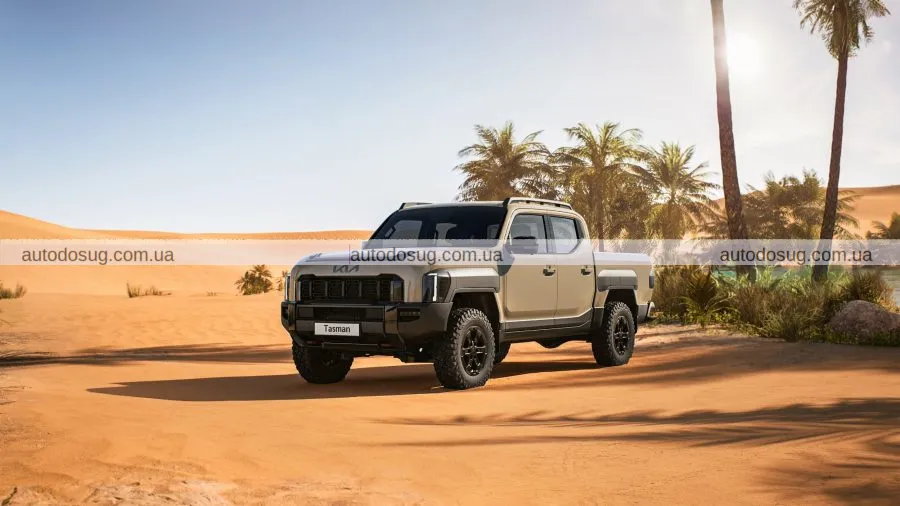 Kia Tasman: оновлення дизайну з кольоровими крилами
