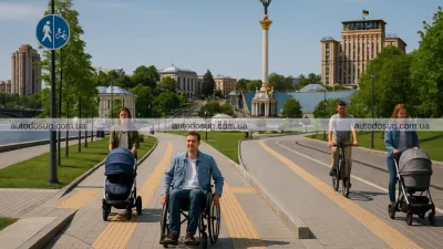 Київ запускає новий безбар’єрний маршрут від Оболоні до центру міста