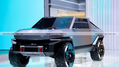 Китайський пікап схожий на Cybertruck та Hummer