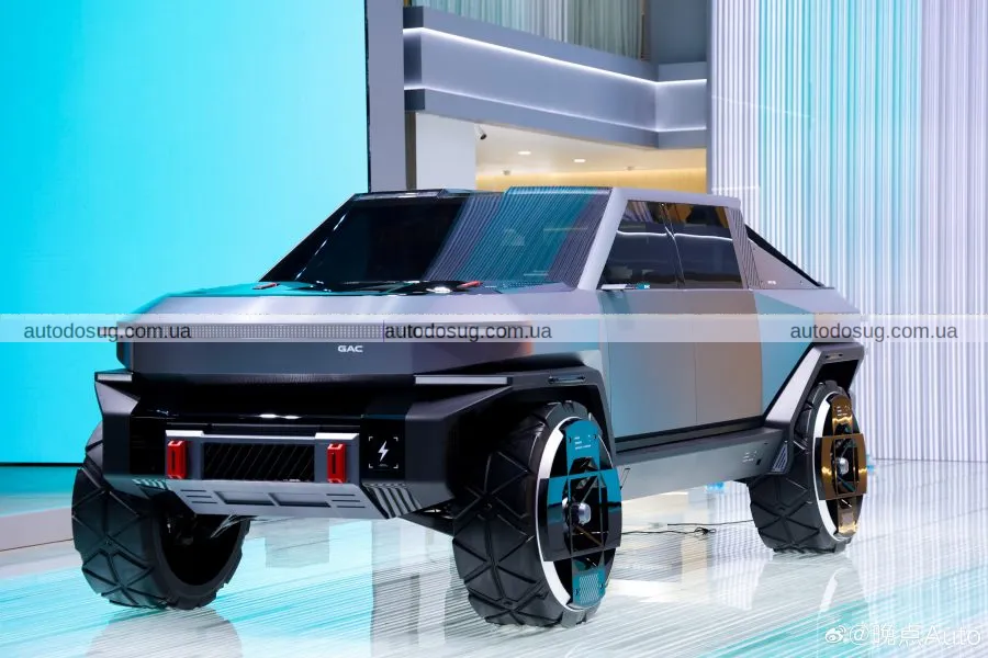 Китайський пікап схожий на Cybertruck та Hummer