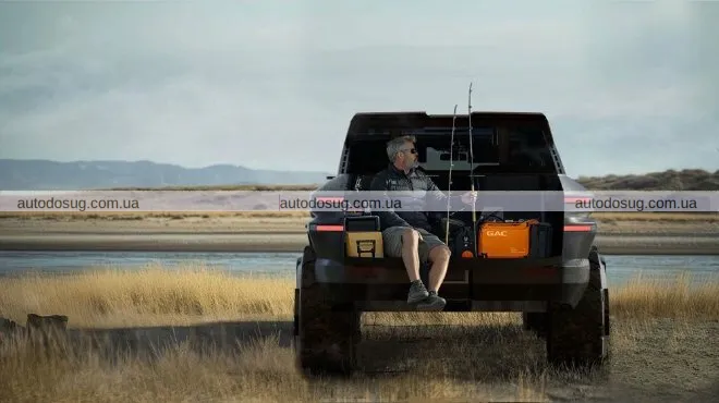 Китайський пікап схожий на Cybertruck та Hummer