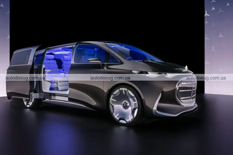 Mercedes-Benz презентує Vision V: електричний мінівен класу люкс з 65-дюймовим екраном