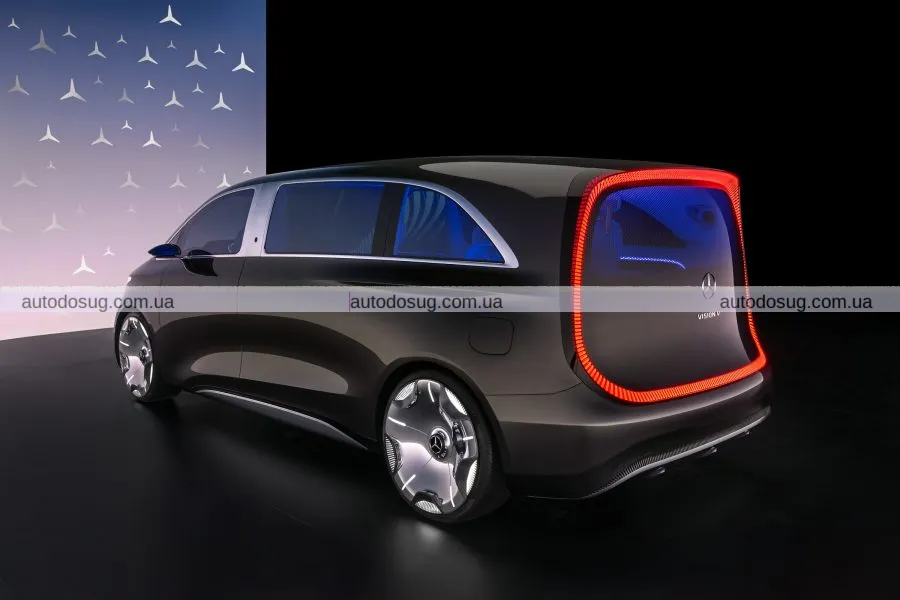Mercedes-Benz презентує Vision V: електричний мінівен класу люкс з 65-дюймовим екраном