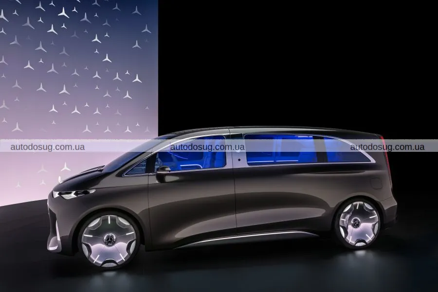 Mercedes-Benz презентує Vision V: електричний мінівен класу люкс з 65-дюймовим екраном