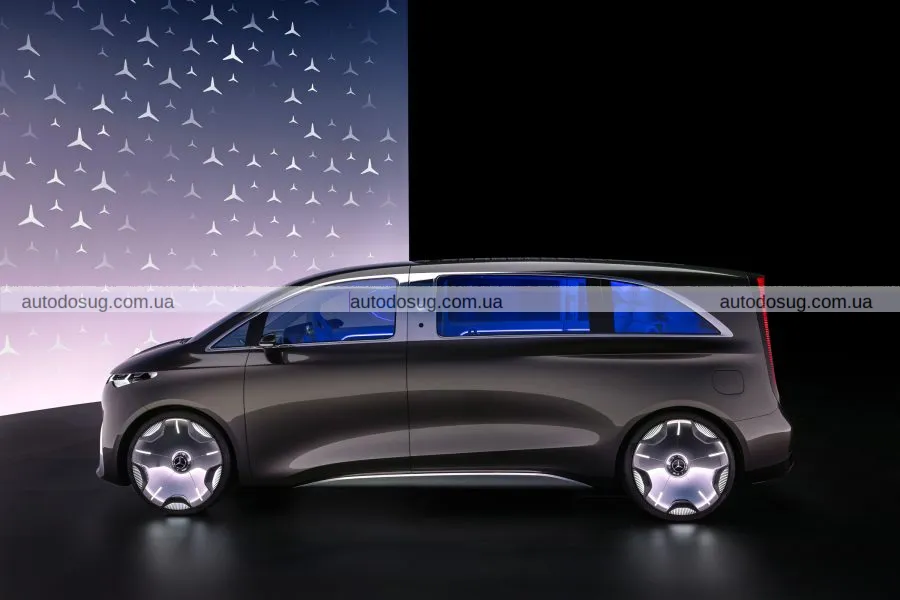 Mercedes-Benz презентує Vision V: електричний мінівен класу люкс з 65-дюймовим екраном