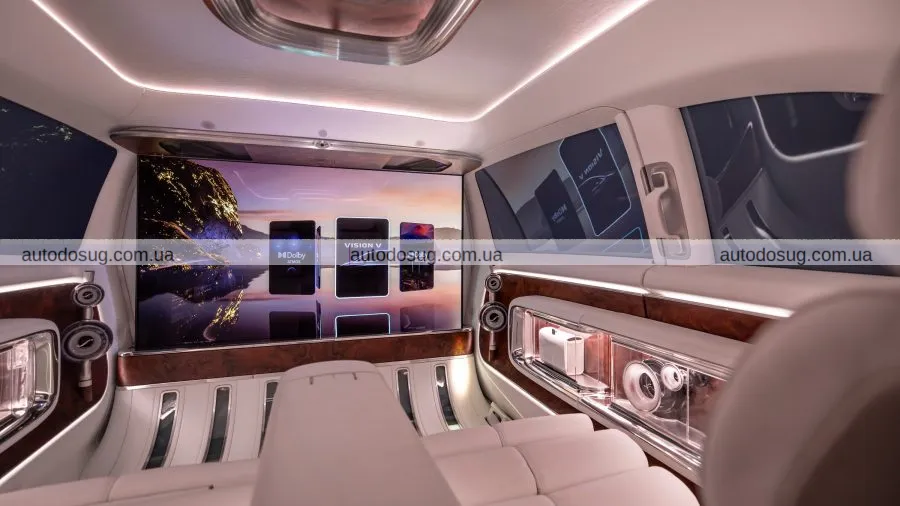 Mercedes-Benz презентує Vision V: електричний мінівен класу люкс з 65-дюймовим екраном