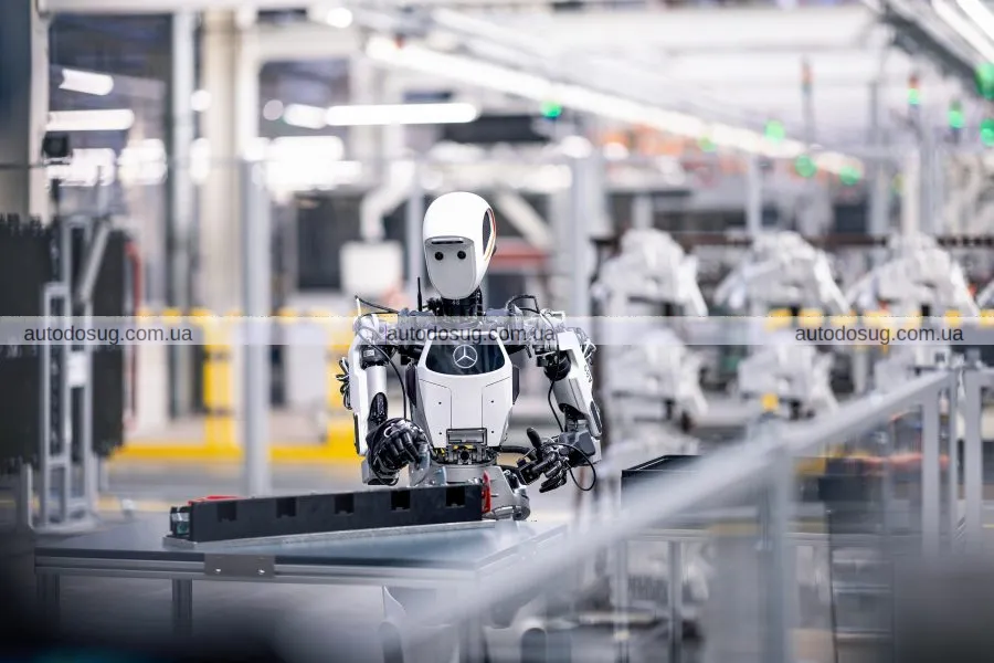Mercedes використовуватиме людиноподібних роботів на виробництві