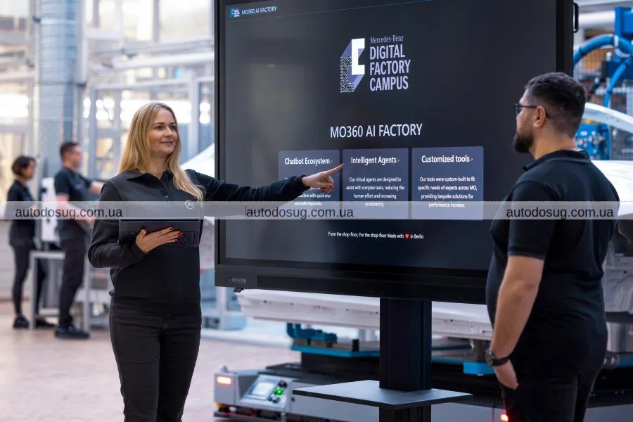 Mercedes використовуватиме людиноподібних роботів на виробництві