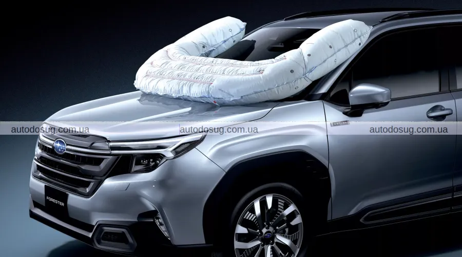 Нова подушка безпеки Subaru ловить велосипедистів раніше, ніж лобове скло