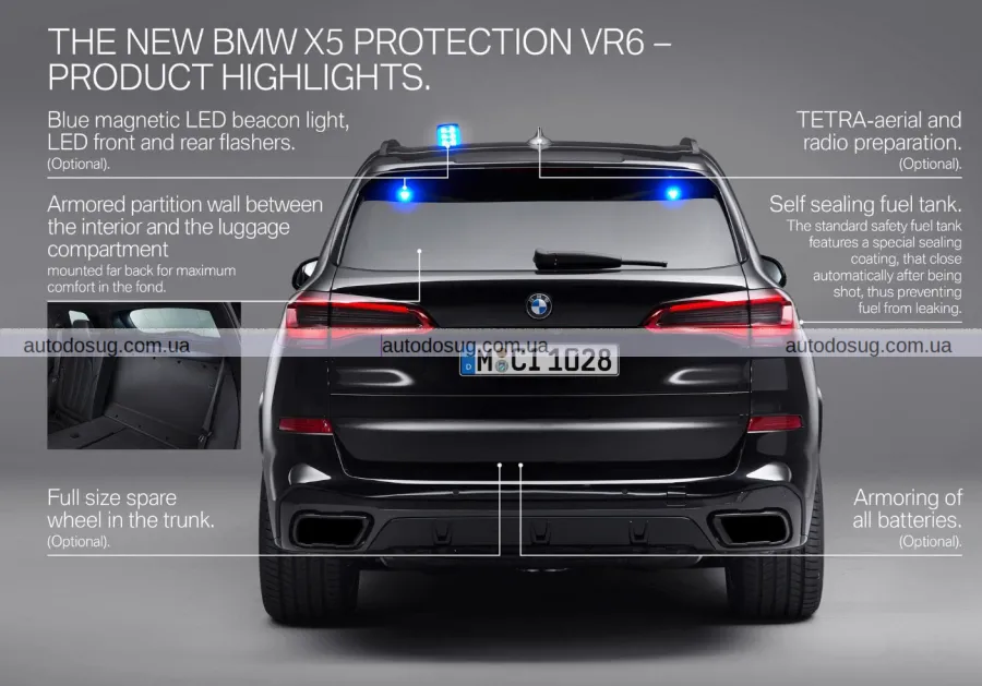 Оновлена броньована версія BMW X5 Protection VR6