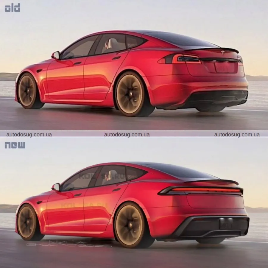 Оновлений Tesla Model S 2026: чого очікувати від фейсліфту