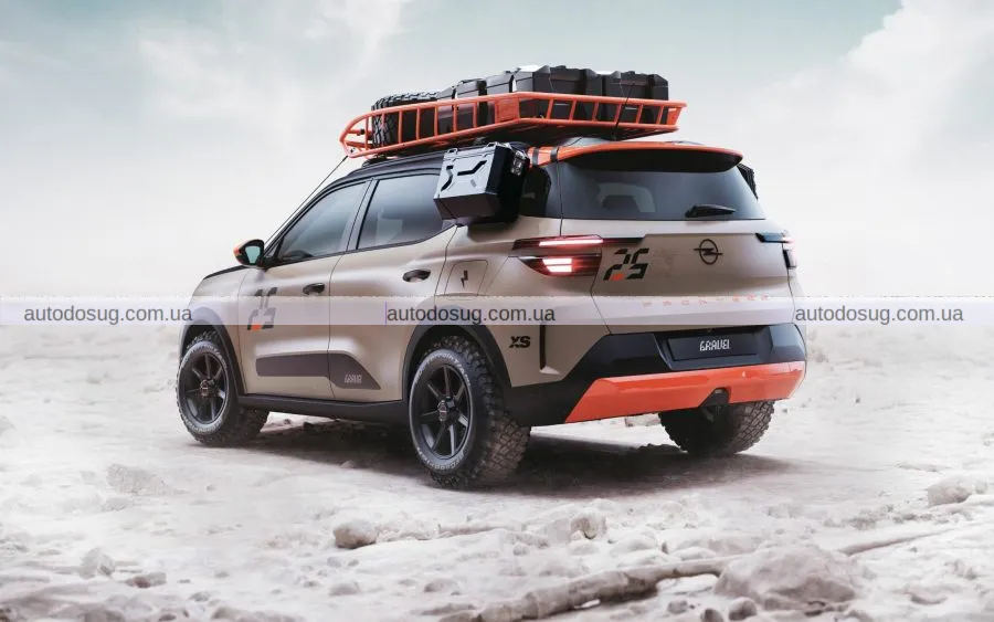 Opel презентує Frontera Gravel електричний SUV для пригод на бездоріжжі