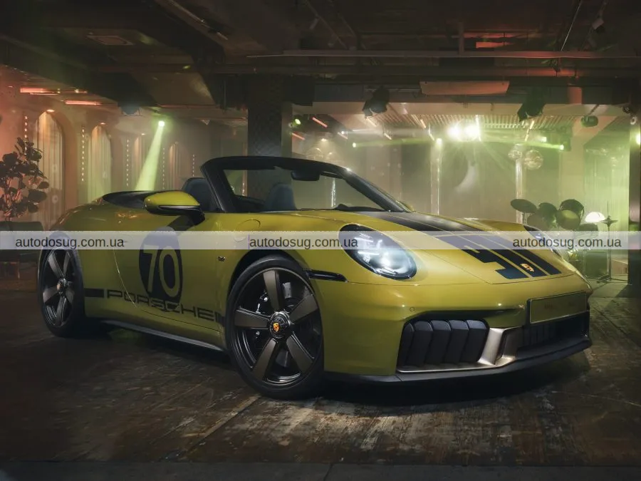 Porsche представив лімітований 911 Spirit 70 Cabriolet в дусі 70-х