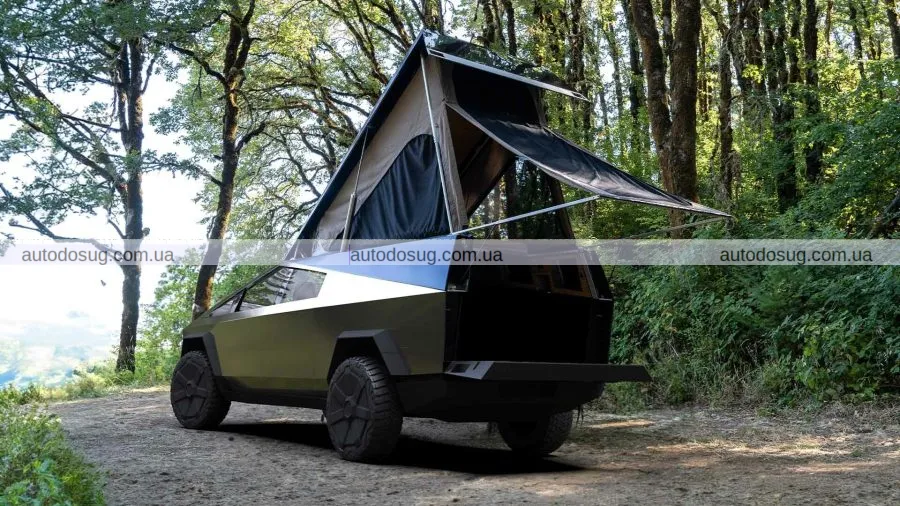 Space Camper перетворює вашу кібервантажівку Tesla на маленький мобільний будинок