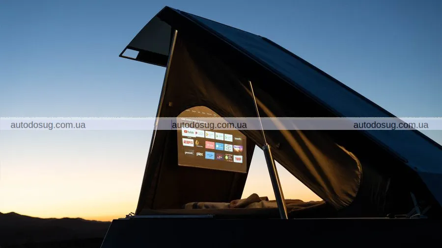 Space Camper перетворює вашу кібервантажівку Tesla на маленький мобільний будинок