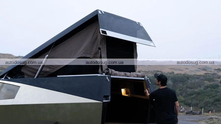 Space Camper перетворює вашу кібервантажівку Tesla на маленький мобільний будинок