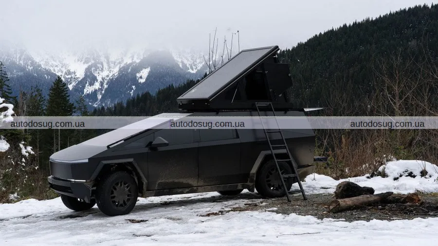 Space Camper перетворює вашу кібервантажівку Tesla на маленький мобільний будинок
