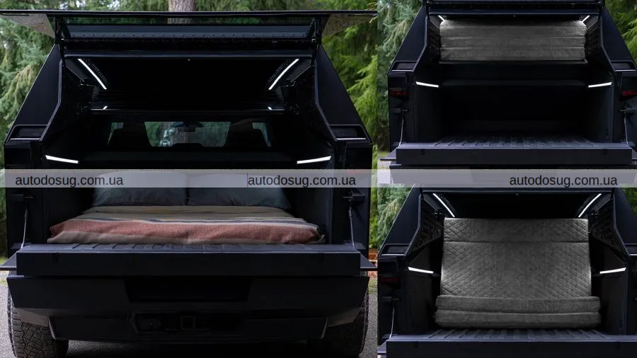 Space Camper перетворює вашу кібервантажівку Tesla на маленький мобільний будинок