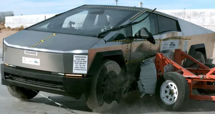 Tesla Cybertruck отримав п’ятизірковий рейтинг безпеки. Фото, Відео