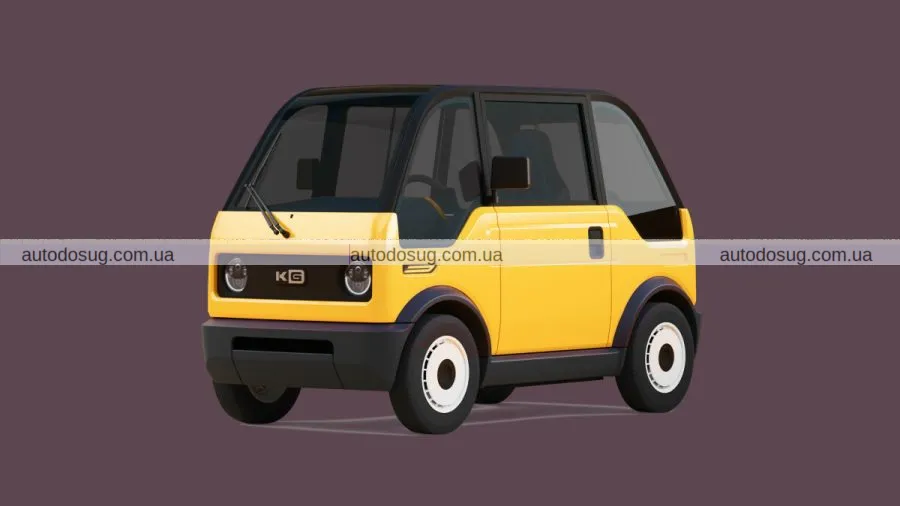 Цей електромобіль поміщається в задню частину фургона