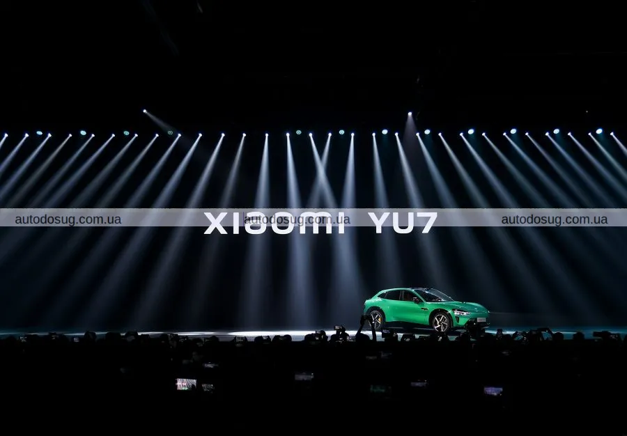 Xiaomi YU7 встановлює рекорд з найбільшим капотом типу «ракушка» у світі