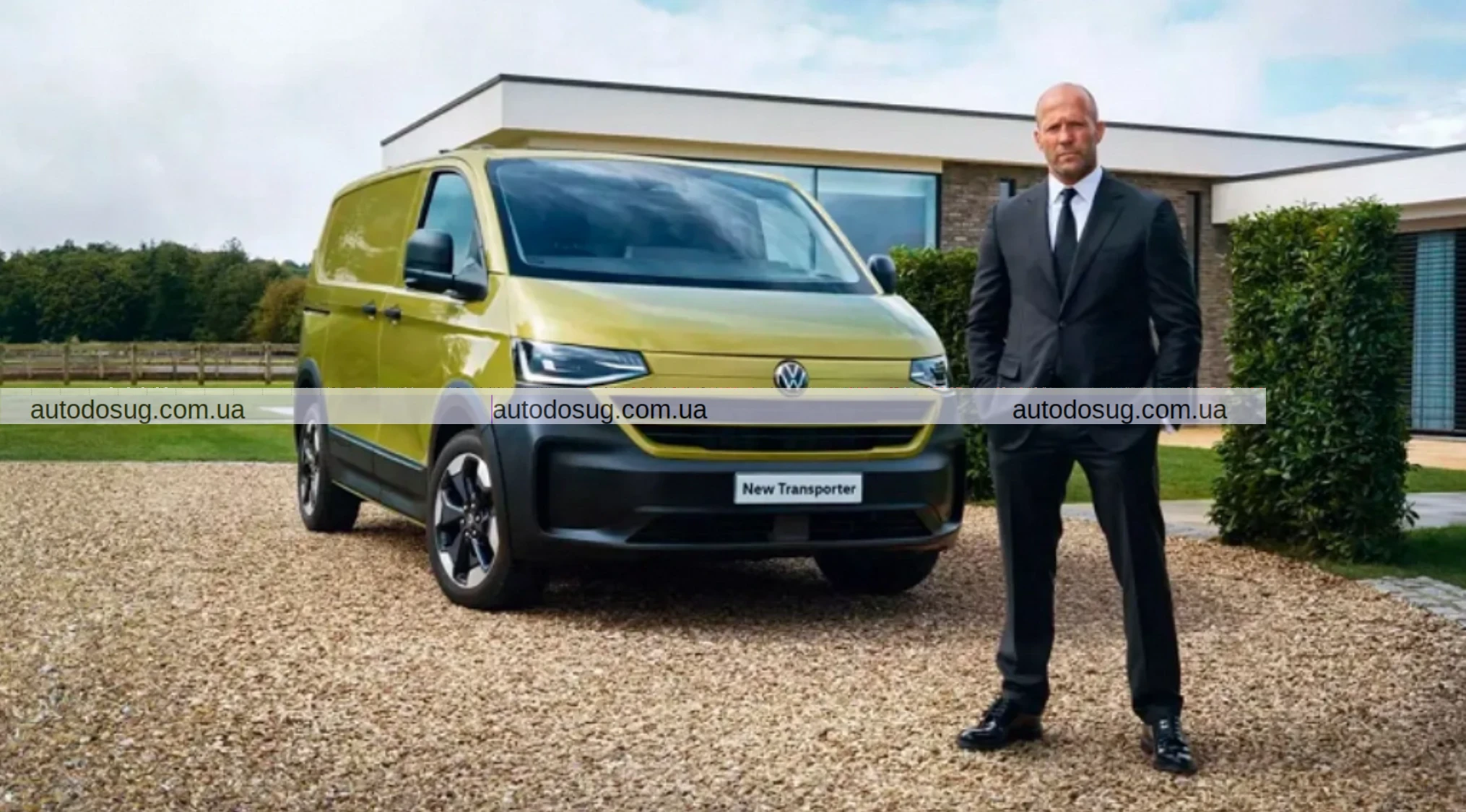 Джейсон Стетхем обирає для себе практичний Volkswagen Transporter