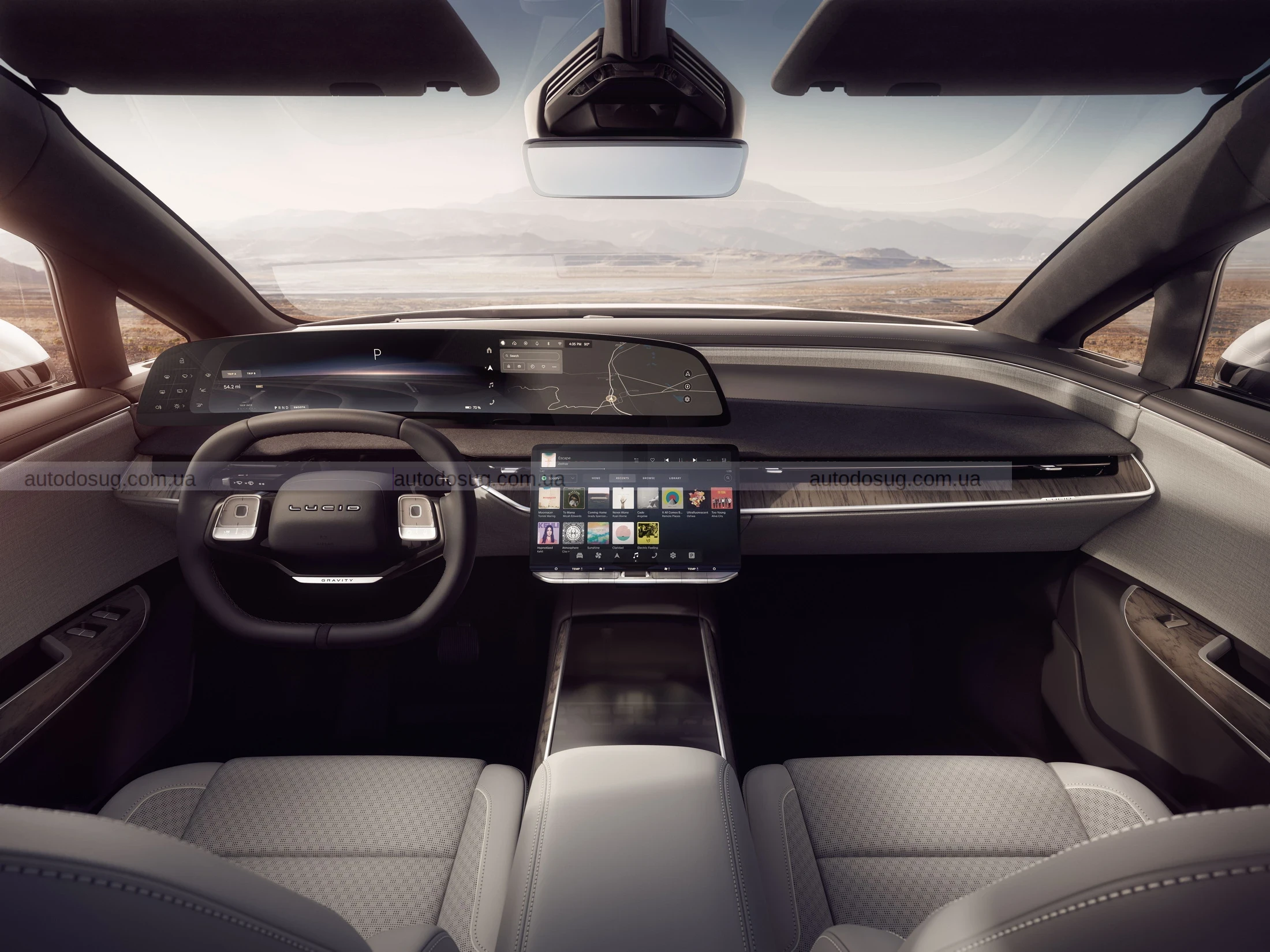 Lucid представить позатрасовий Gravity для Pebble Beach