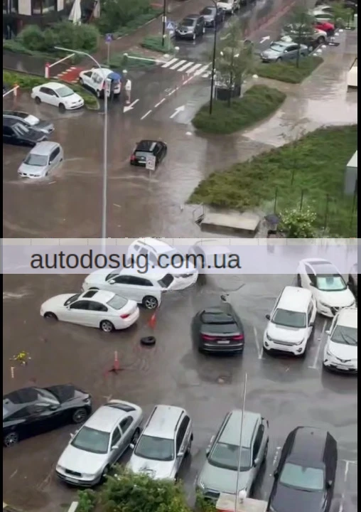 Підтоплення, град та злива в Києві