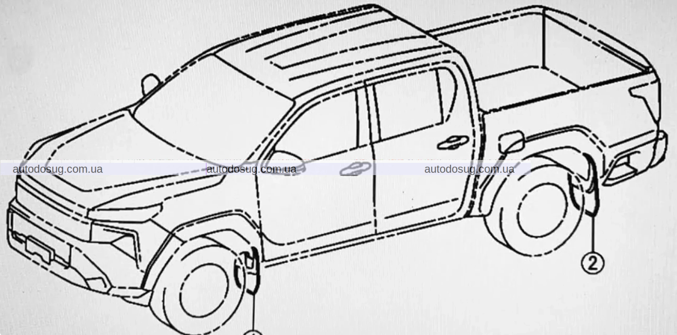 Toyota Hilux нового покоління повністю оновлює інтер'єр