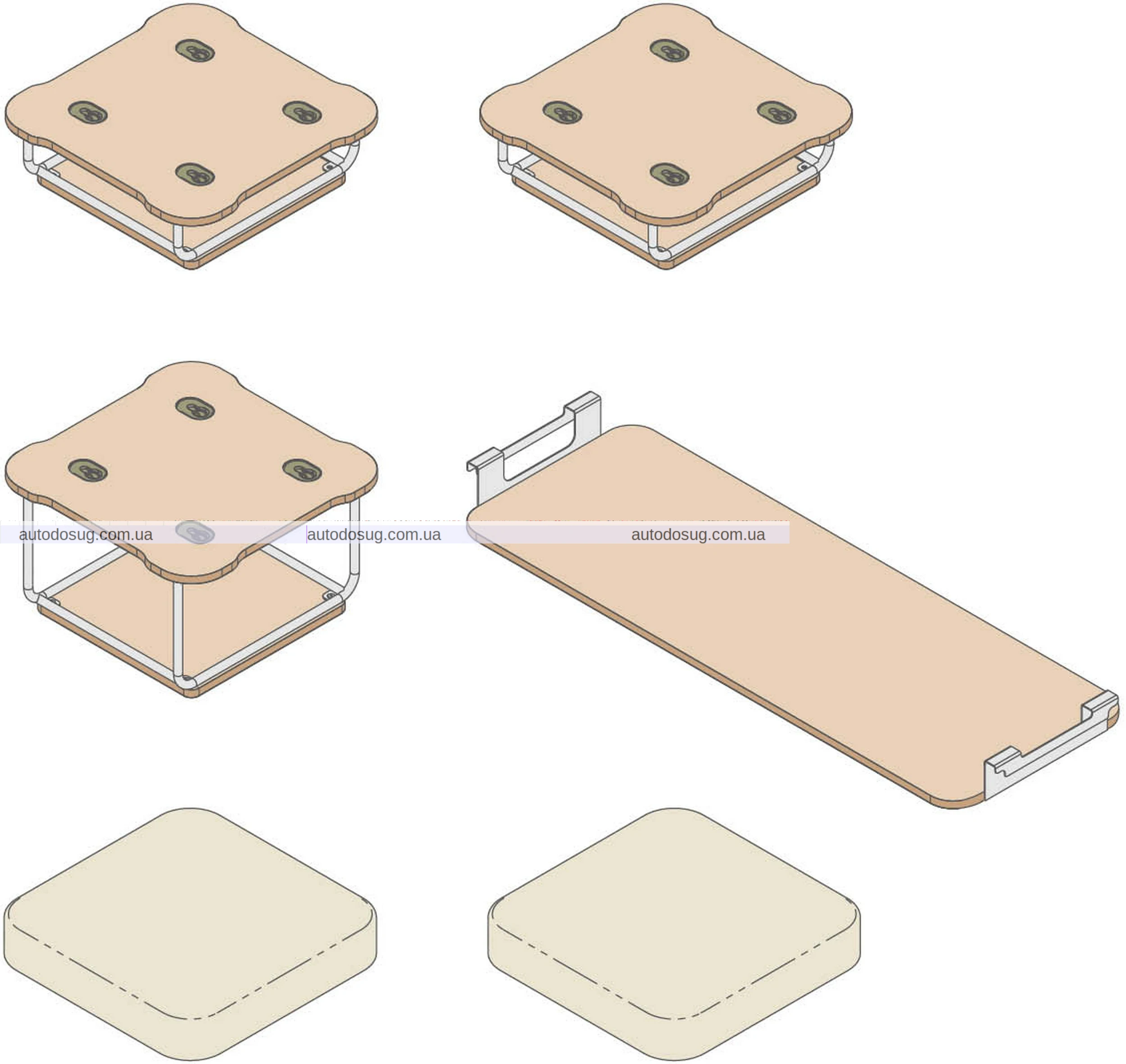 Toyota Sienta Juno має вітальню, офіс або спальню ззаду