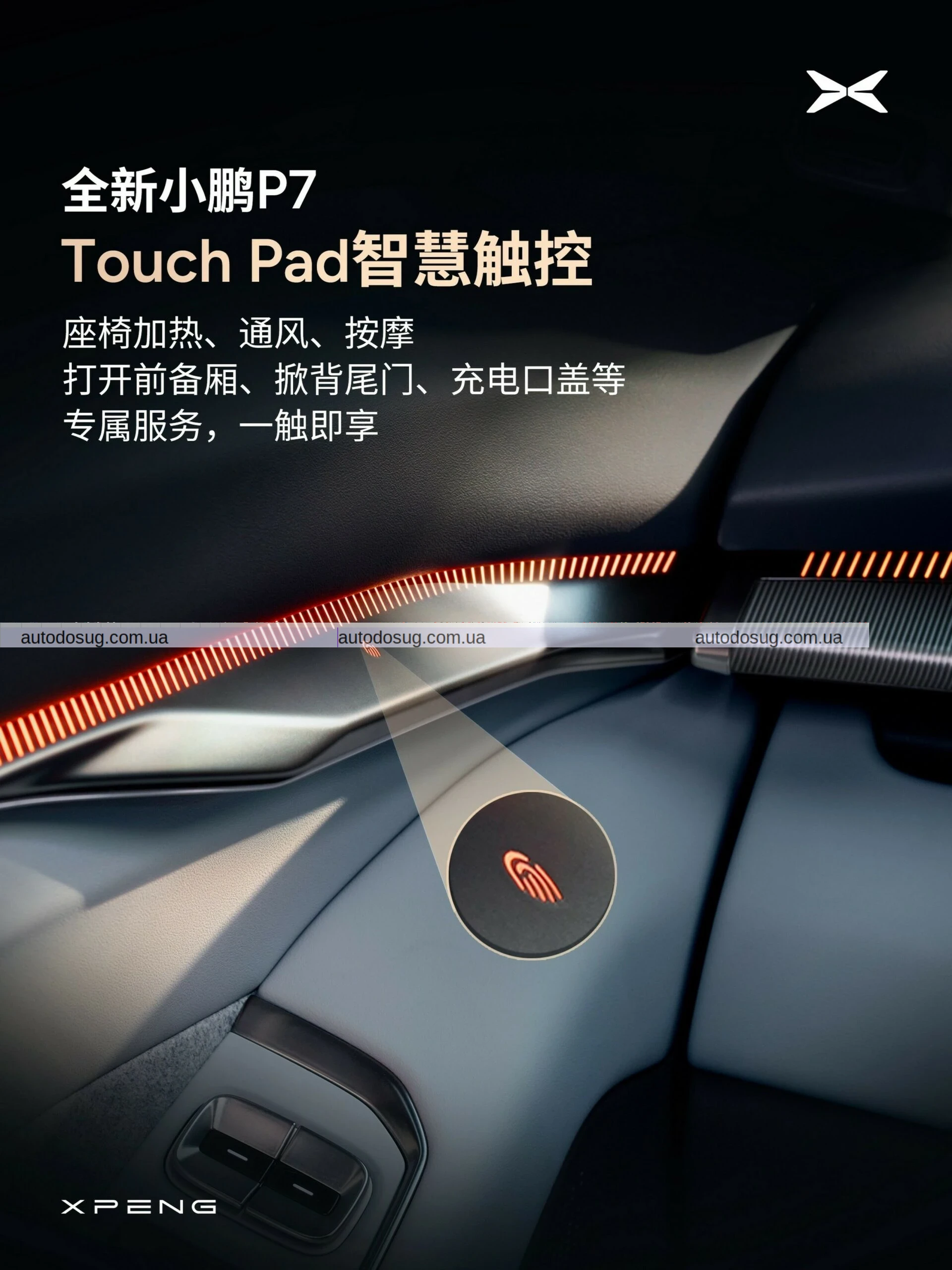 Усередині електромобіля Xpeng чекає сюрприз розміром 87 дюймів