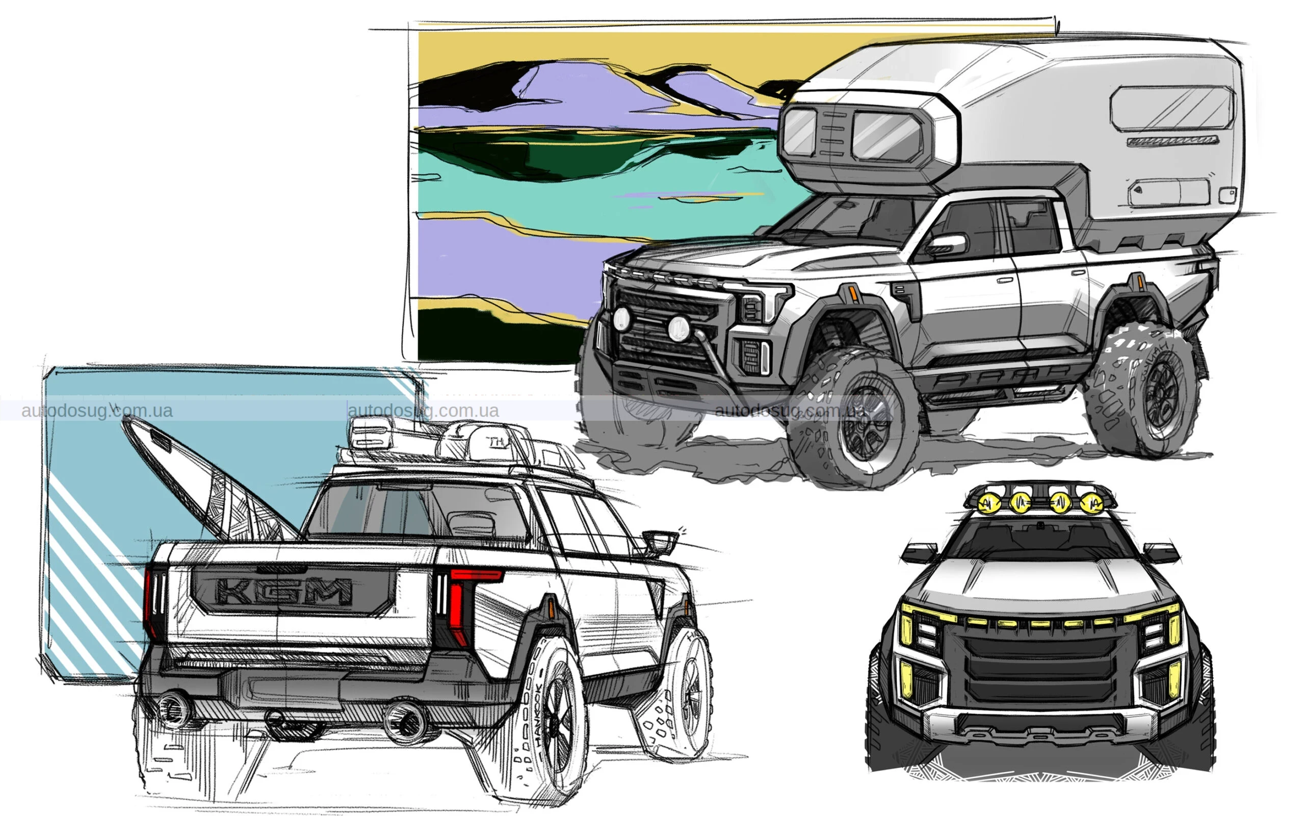 KGM анонсувала наступника Musso: пікап 2026 року