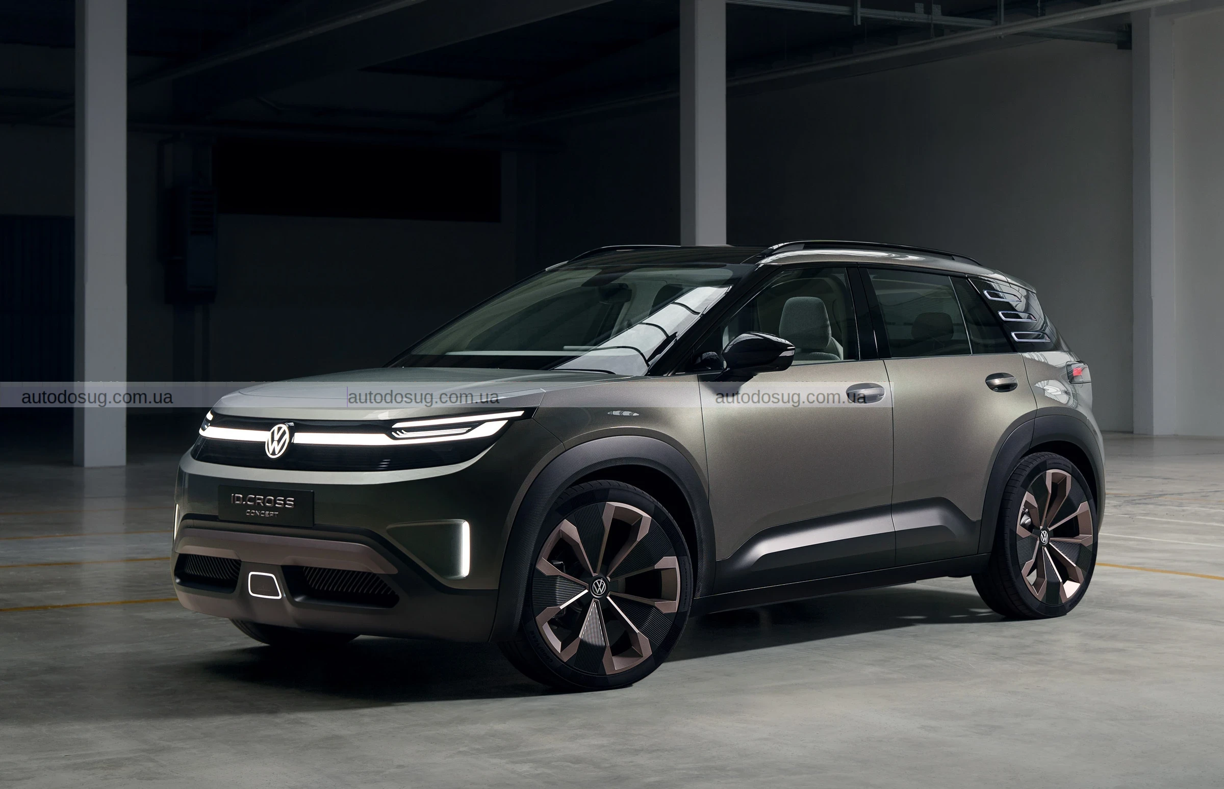 Концепт VW ID. Cross перетворює автомобіль на мобільну студію йоги