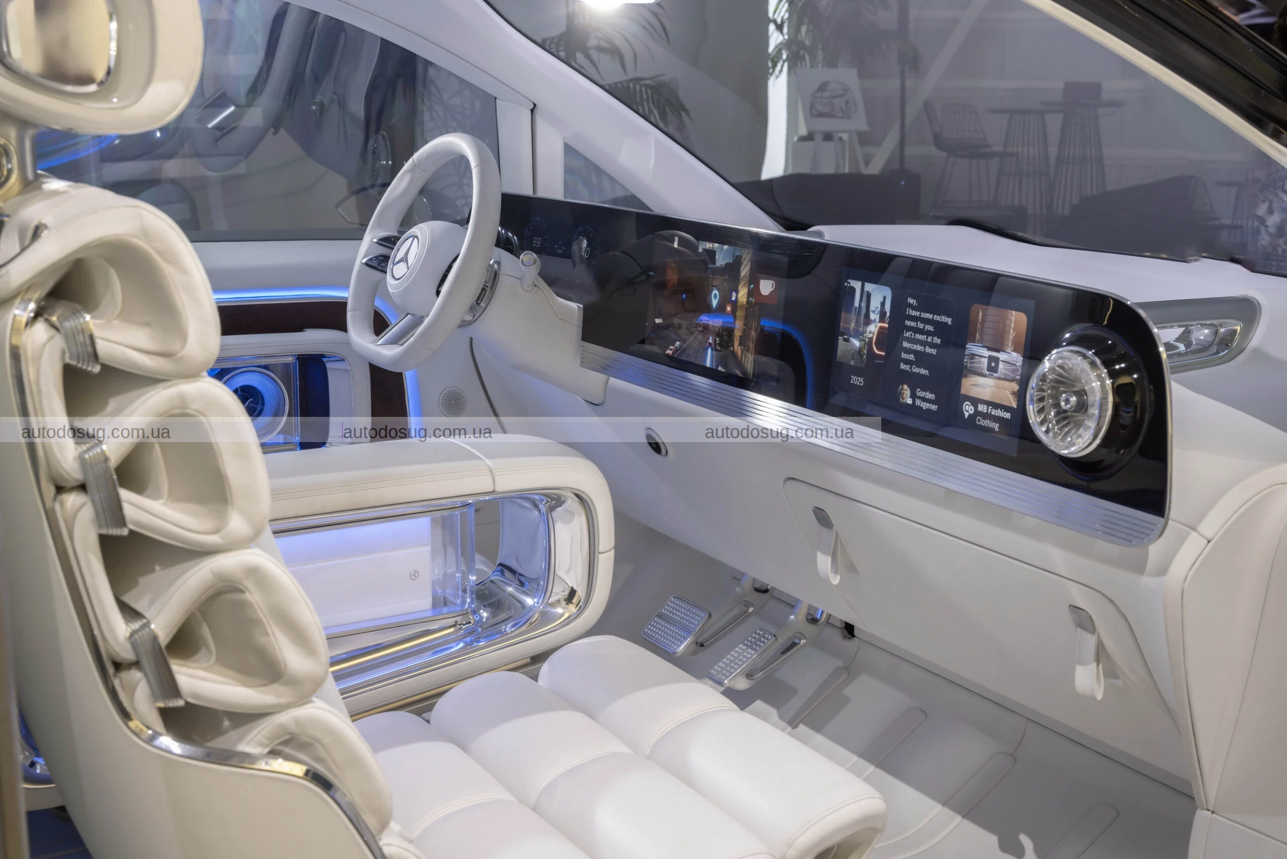 Mercedes представить розкішні електричні фургони VLE та VLS у 2026 році