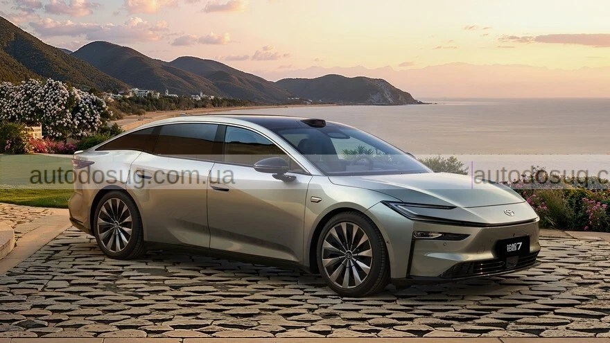 Новий електричний седан Toyota bZ7 розміру Tesla Model S та BYD Han L має продаватися глобально