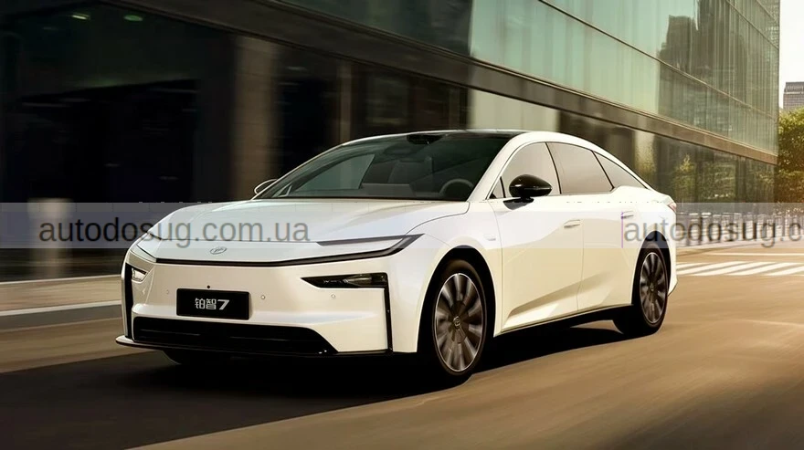 Новий електричний седан Toyota bZ7 розміру Tesla Model S та BYD Han L має продаватися глобально