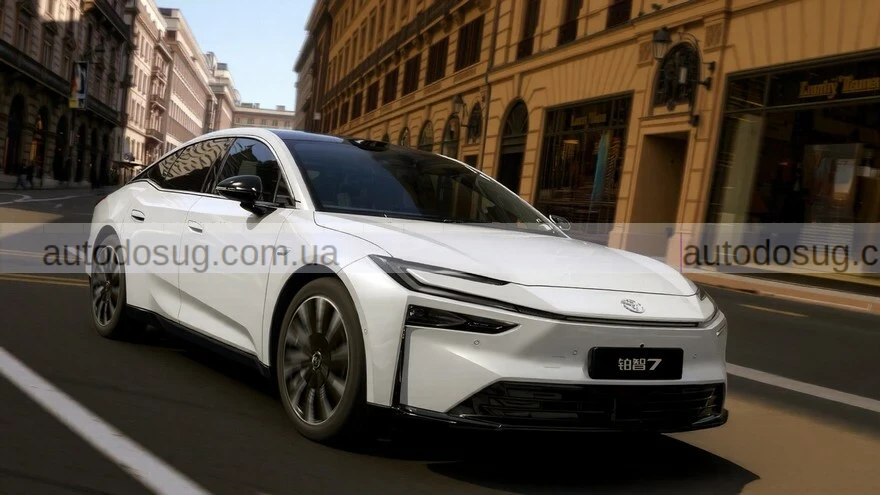 Новий електричний седан Toyota bZ7 розміру Tesla Model S та BYD Han L має продаватися глобально